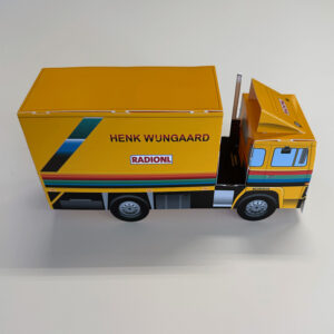 Truck Henk Wijngaard bouwplaat (2x)